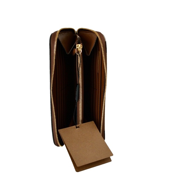 NWT BURBERRY HOUSE CHECK DERBY LEATHER ELMORE WALLET CLUTCH - Picture 9 of 13